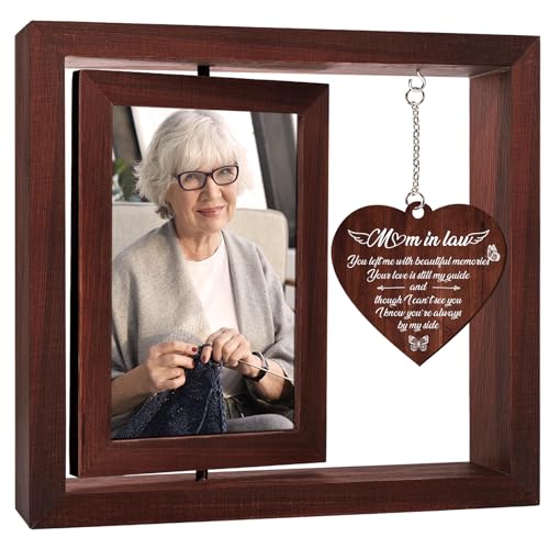 Vetbuosa Mother In Law Memorial Picture Frame, Sympathy Gifts for Loss of Mother In Law, Remembrance Gifts - Fits 4x6 In Photo