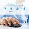 Wireless Mouse,【Slim & Noiseless】Patuoxun 2.4G USB PC Laptop Computer Cordless Mice with Nano Receiver,1600 DPI Mouse…