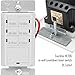 ENERLITES Countdown Timer Switch - Fan & Light Timer, 5 Min - 4 Hrs, Night Light LED Indicator, Neutral Wire Required, UL Listed, HET06-I, Ivory