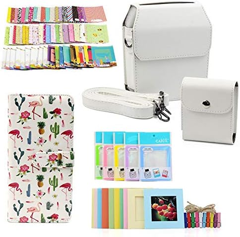 Haodene 8 in 1 Camera Accessories for FujiFilm Instax SQUARE SP-3 - Include SP-3 PU Case/small photo frame/photo album/paper photo frame/photo clip