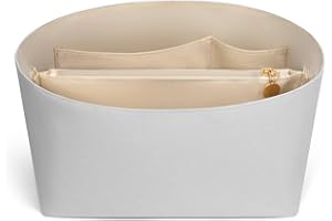 ZTUJO Purse Organizer Insert For Handbags For Le Pliage, Ultra-light Waterproof DupontPaper Upgraded Purse Organizer Insert (White, Large)