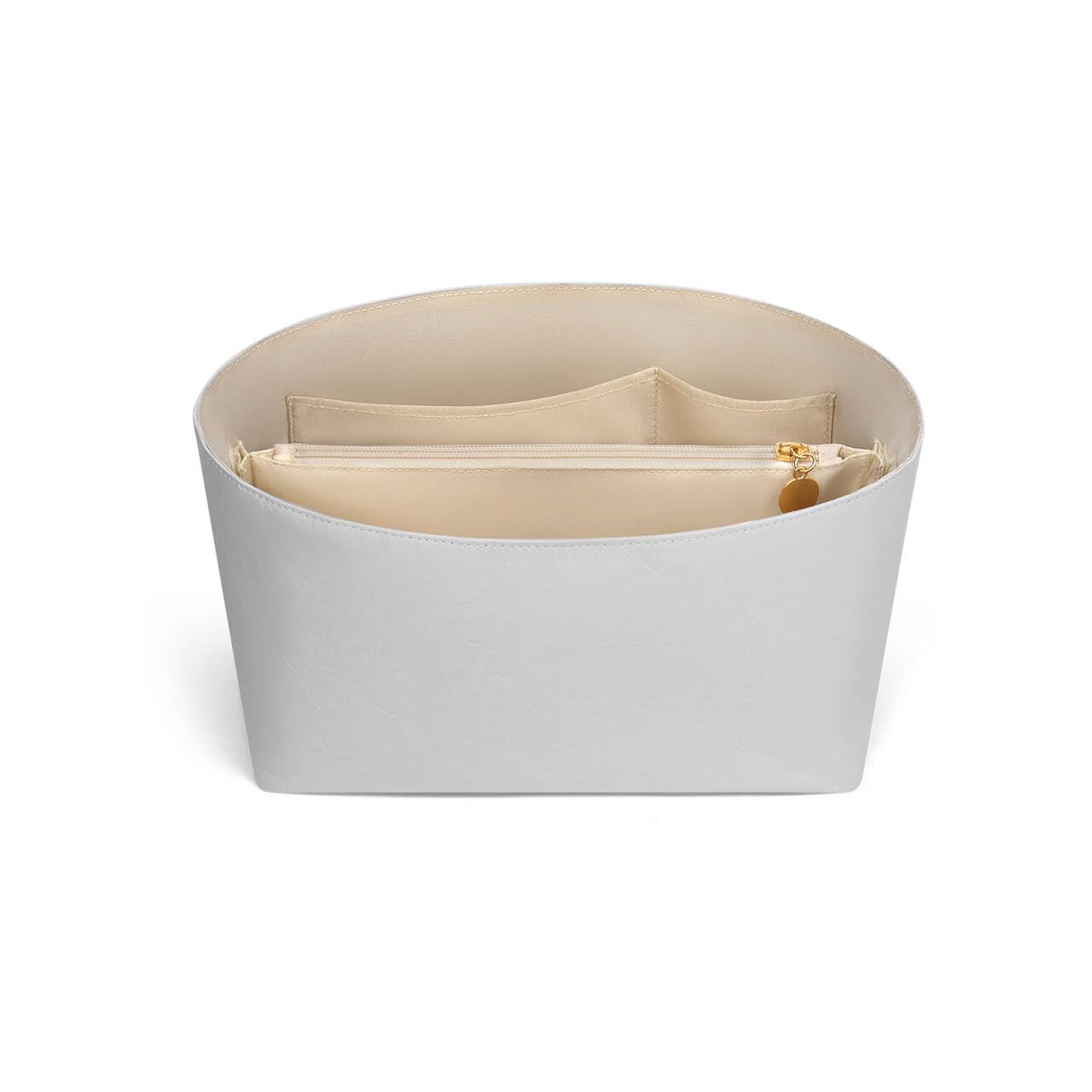 Photo 1 of ZTUJO Purse Organizer Insert For Handbags For Le Pliage, Ultra-light Waterproof DupontPaper Upgraded Purse Organizer Insert (White, Medium)