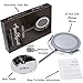 Aqua Elegante 6 Inch LED Makeup Mirror - Double-Sided, Lighted 10x/1x Magnification - Chrome