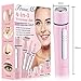 Facial Hair Removal for Women, 4 in 1 Painless Electric Hair Removal Kit, Lady Grooming Kit-Waterproof, Included Facial Shaver, Nose Hair & Eyebrow Trimmer, Body Shaver