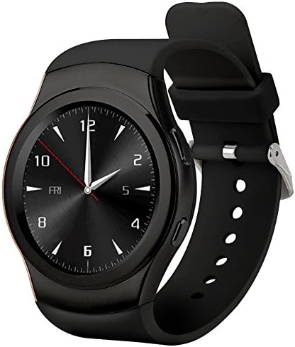 Sport Bluetooth Smart Watch Phone , 1.22" All Round Touch Screen Fashion Sports Style Built-in SIM TF Card Heart Rate Monitor for Android Smartphone (Black)