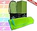 Luxury Microfiber Towel - Oversized Bath Towel + FREE Hand / Hair Towel & FREE Compact Bag - Super Soft - Absorbent - Fast Drying - Large Set Best for Gym Beach Yoga Travel