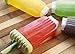 Ice Pop Mold - 6 pack Ice Pop Maker Reusable BPA-Free Plastic Freeze Pop Molds for Homemade Iced Snacks, Green