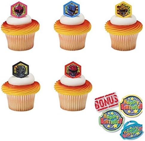 Amazon Com Power Rangers Morphinominal Cupcake Toppers And Bonus