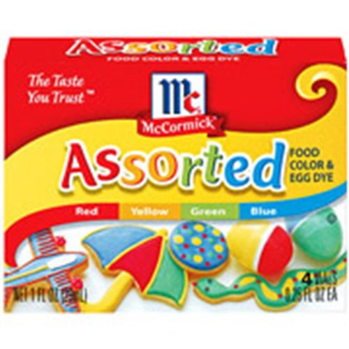 Click Here to See More Images Mccormick Schilling Food Color Ass't Kits, 4-Count (Pack of 12)