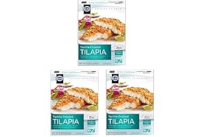 READY SET GOURMET High Liner Tortilla Crusted TILAPIA White & flaky fillets encrusted with corn tortilla chips, chipotle pepper & garlic - 3 Pack (32 oz Each)