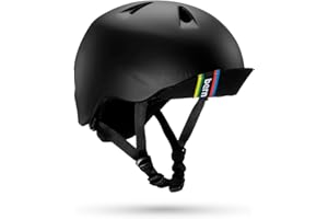 Bern Nino Bike Helmet for Kids, Ages 3-12, Flip Visor, Adjustable fit, Lightweight, CPSC Safety Certified