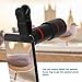 Telephoto Lens, iPhone Camera Lens Zoom Lenses for Cell Phone Smartphone iPhone 7/7 Plus (Black)