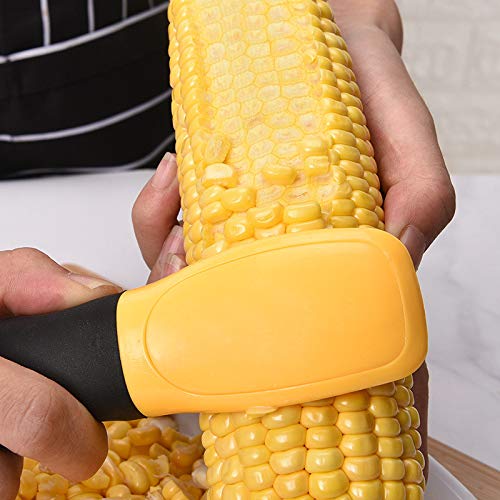 Orcbee _Kitchen Corn Cob Remover Stripper Peeler Thresher Cutter Tool Kernel Stainless