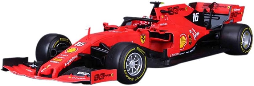 QIAO-QCMX 11:18 car model decoration, F1 SF90 model static simulation model die-cast racing car decoration, living room decoration gift ( Color : 16th , Size : 29.5x11x6.5cm )