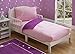 Toddler Bedding Set | Girls 4 Piece Collection | Fitted Sheet, Flat Top Sheet w/ Elastic bottom, Fitted Comforter w/ Elastic bottom, Pillowcase | Delta Children | Pink & Purple | Gingham