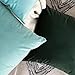 MIULEE Velvet Soft Soild Decorative Square Throw Pillow Cover Cushion Case for Sofa Bedroom Car 24 x 24 Inch 60 x 60 Cm Aqua Green