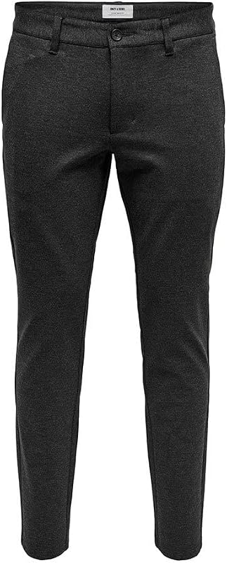 Homme Onsmark Slim Gw 0209 Noos Pantalon Chino, Mélange De Gris Foncé., 36W / 36L EU