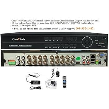 Amazon.com : Amcrest 960H 16CH 1TB Security Camera DVR