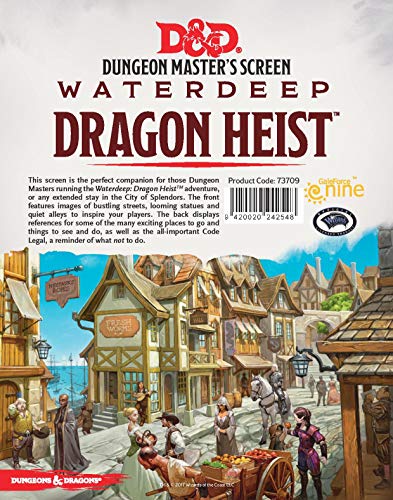 Dungeons & Dragons - Waterdeep Dragon Heist DM Screen