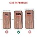 Galaxy S10 Case, [Slim to Beat] Soft Wood Air Cushion Premium Rubber Bumper [Thin Matte] Flexible TPU Back Cover, Shock Resistant Wooden Shell for Samsung Galaxy S10, Cherry