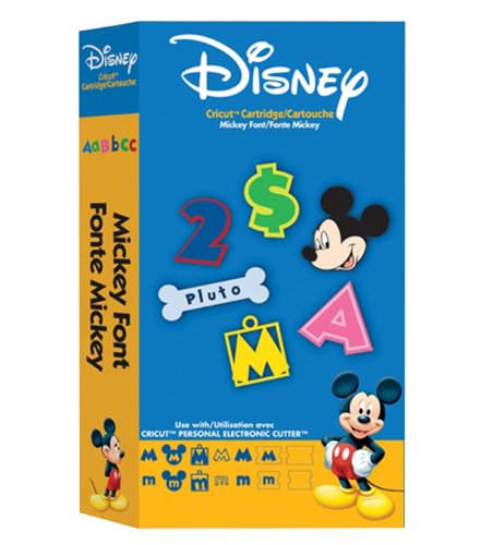 Cricut Disney Cartridge, Mickey Font