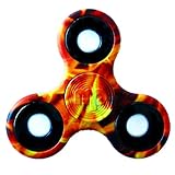 MUPATER Fidget Spinner, EDC spinner fidget toys, tri-spinner fidget toy relieves your ADHD, anxiety, and boredom Premium Quality, Flame