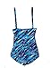 Speedo Women's Ultraback Racerback Athletic Training One Piece Swimsuit, 8 - Blue