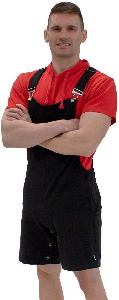 Tykables Snappies Shortalls for ABDL with Snap Inseam