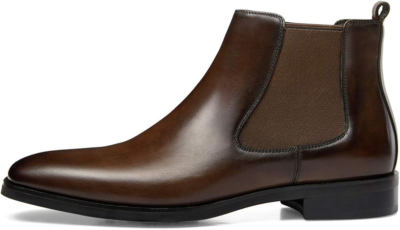 slip on dress boots for men