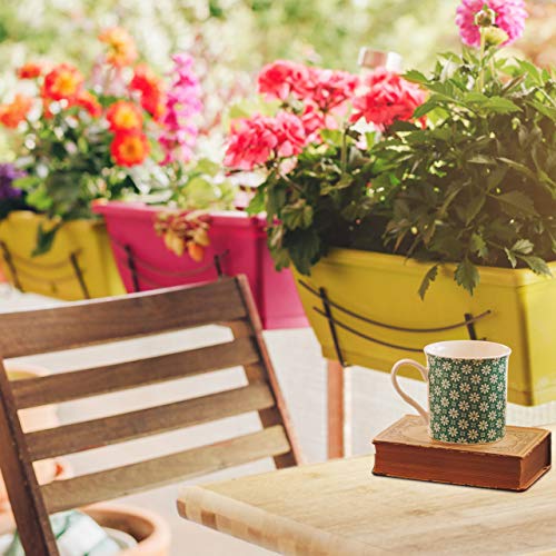 Relaxdays Klapptisch Bambus, für Wohnzimmer, Balkon & Terrasse, HxBxT: 63,5 x 48 x 38 cm, Beistelltisch klappbar, Natur – Bild 6