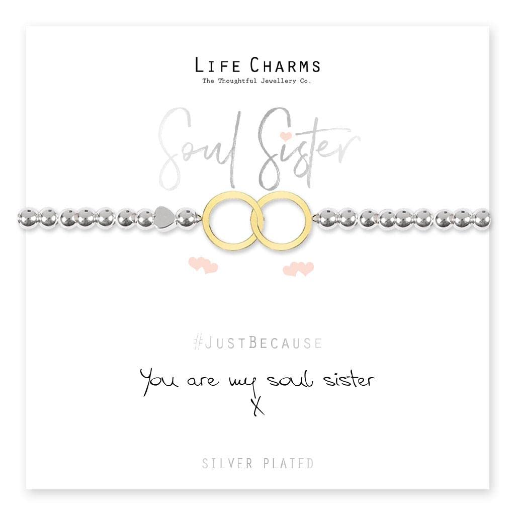 Life Charms You Are My Soul Sister bracelet