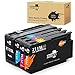 MIROO High Yield Compatible Ink Cartridge Replacement for HP 711 711XL ink Cartridge 4 Pack Worked with HP Designjet T120 T520 Printer
