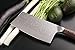 EKUER 7-Inch Chinese Chef's Meat Chopper Cleaver Butcher Vegetable Knife for Home Kitchen or Restaurant,German High Carbon Stainless Steel
