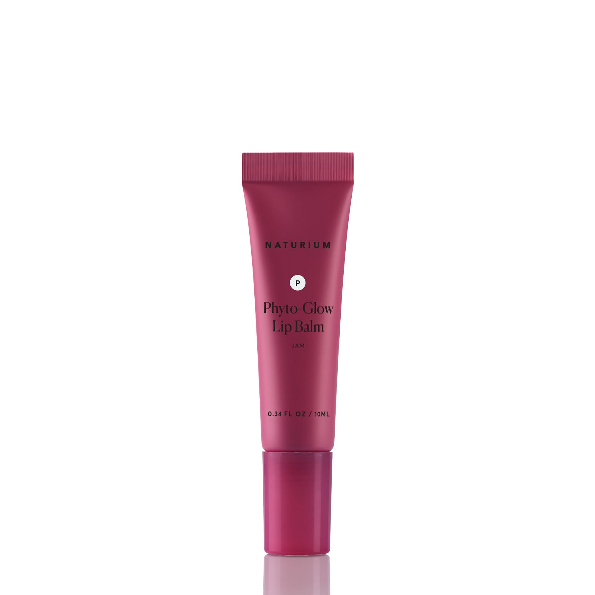Naturium Phyto-Glow Lip Balm | With Shea Butter & Squalane, Sheer Tinted Colour | 10 ml, Jam โ image 1