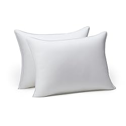 Amazon Basics Down Alternative Pillows for Stomach