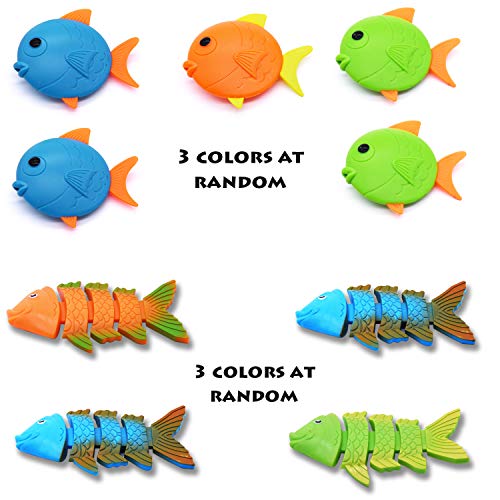 Fayoo Diving Pool Toys Sinking Underwater Summer Jumbo Pool Toy Gift Set Bundle for Kids