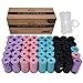 EXPAWLORER Dog Poop Bag Biodegradable 45 Rolls/900-Count, Bone Printed Waste Bags includes Dispenser, Mixed