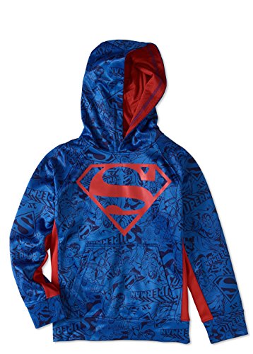 Bioworld DC Comics Superman All Over Pullover Hoodie (XXL 18)