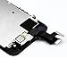 iPhone SE Full Screen Replacement LCD Touch Assembly Front Camera Earpiece Speaker Home Button with Repair Tools (Black)