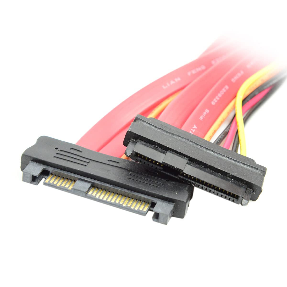 CY SAS Cable SFF-8482 SAS 29 Pin to 29Pin Male to Female Extension Hard Disk Drive Raid Cable