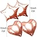 NIUBER Birthday Decorations - Birthday Party Supplies Party Decorations Balloons Rose Gold Happy Birthday Banner Confetti Balloons