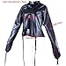 PU Leather straitjacket BDSM Bondage Harness Women Adult Couple Sex Games Fancy Straight Jacket Halloween Costume Fetish,Blackthumb 2