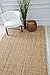 Persian Area Rugs HS Dara Handspun Natural Jute 8x10 Area Rug Hand Woven