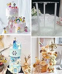 Acrylic Round Display Stand for Cake Cupcakes