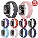 Kaome 10 Pack Compatible with Apple Watch Band 38mm 40mm 44mm 42mm for Women Men,Soft Strap Sport Band for iWatch Series 5, Series 4, Series 3, Series 2, and Series 1