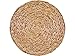 Creative Tops 12-inch Round Natural Water Hyacinth Weave Placemats Tablemats, Set of 4