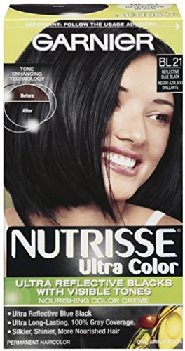Nutrisse Ultra Color Nourishing Color Creme, BL21 Reflective Blue Black 1 Each (Pack of 2)