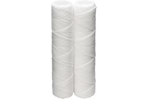 Culligan CW-F Sediment Replacement Cartridge Polypropylene Cord-Wound, 10 Micron, 12,000 Gallon Capacity, 2-Pack