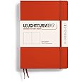 LEUCHTTURM1917 - Notebook Hardcover Medium A5-251 Numbered Pages for Writing and Journaling (Fox Red, Plain)