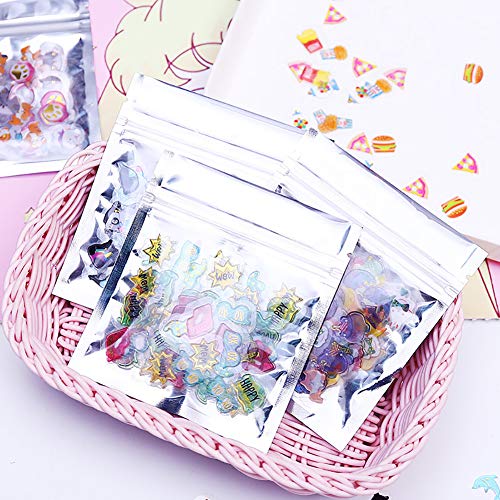 xxiaoTHAWxe 100Pcs Cute Cartoon Sticker Decals for Mobile Phone DIY Diary Note Account Book - 1#
